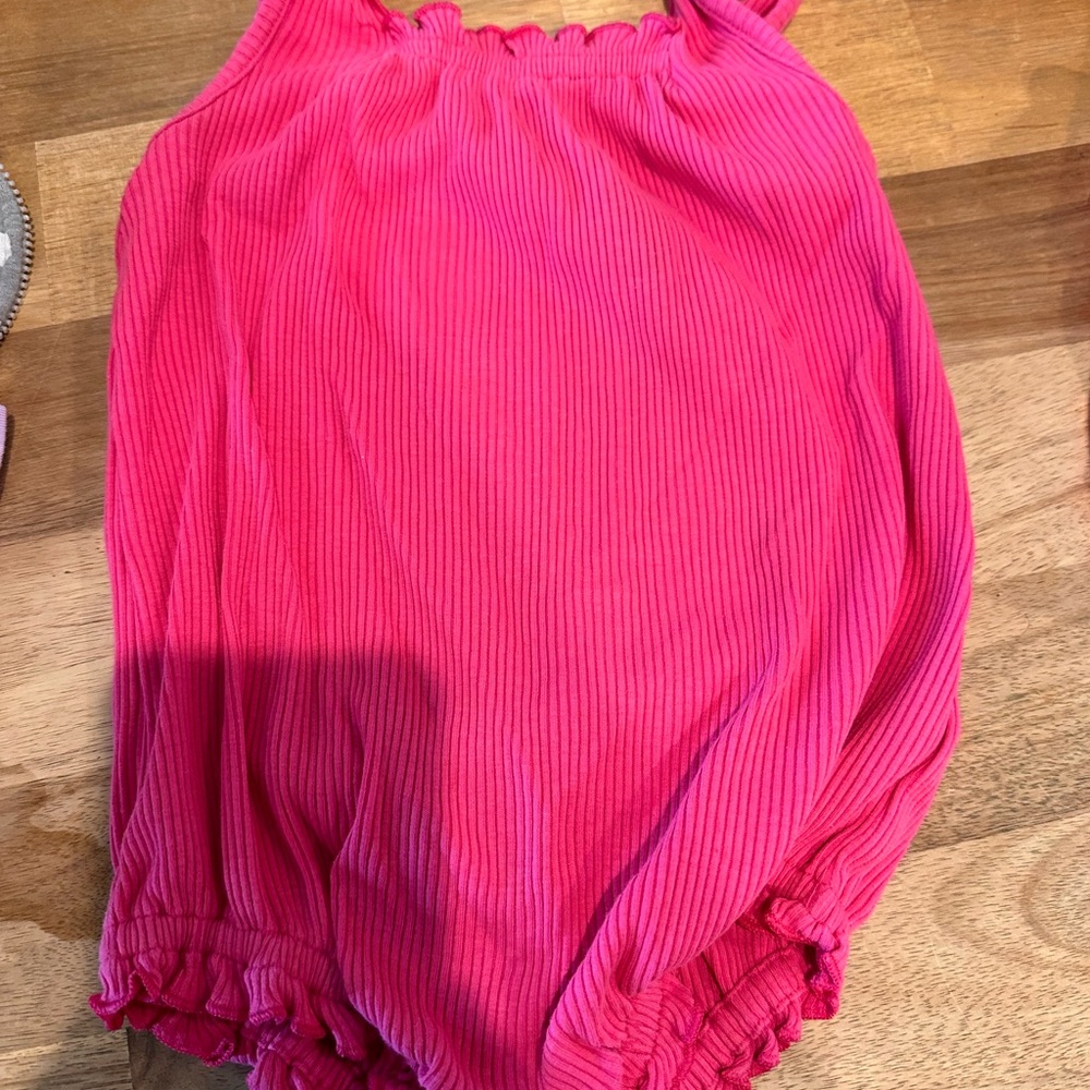 Pink Sleeveless Romper
